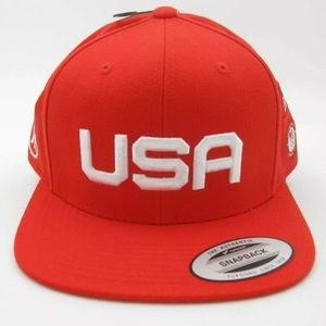 Hurley Embroidered USA Olympic Team Snapback Hat